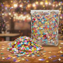 Confete Carnaval 100g Colorido Festa Folia Decoração Espuma Confete Carnaval 100g Colorido Festa Folia Decoração Espuma