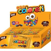 Confete De Chocolate Coloreti Com 24 unidades - Jazam Confete De Chocolate Coloreti Com 24 unidades - Jazam