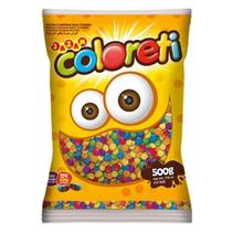 Confete De Chocolate Coloreti Sortido Mini 500g - Jazam