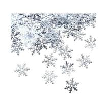 Confete De Flocos De Neve De Natal De 2cm, 300 Peças, Enfeites Para Árvore De Natal, Decoração Para