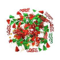 Confete De Lantejoulas De Natal 15g/saco Decoração De Mesa Árvore De Natal Floco De Neve 2024