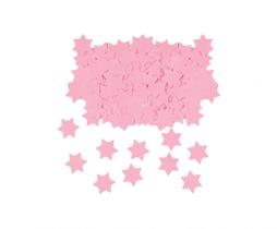Confete estrela de davi rosa 20 gramas
