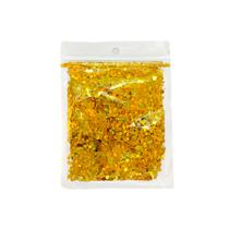 Confete Hexagonal - Ouro - 15g - 1 unidade - Rizzo Confete Hexagonal - Ouro - 15g - 1 unidade - Rizzo