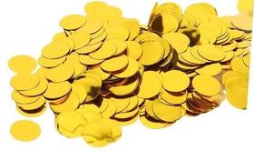 CONFETE METALIZADO REDONDO - DOURADO - Pacote com 15g. CONFETE METALIZADO REDONDO - DOURADO - Pacote com 15g.