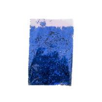 Confete Mini Bolinha Metalizado 25g - Azul - Double Face - 1 unidade - Rizzo