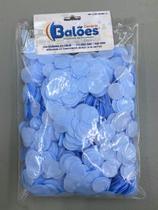 Confete para balão de seda azul claro para cha revelacao 25 gramas cenário balões g2600