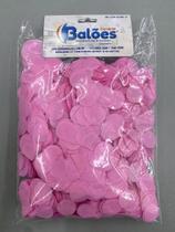 Confete para balão de seda rosa claro para cha revelacao 25 gramas cenário balões g2601