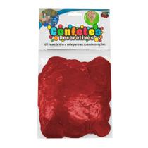 Confete Redondo Metalizado 25g - Marsala Dupla Face - Rizzo Balões - Estilo & Festas