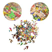 Confetes Metalizados de Carnaval Chuva Colorida - 100g Confetes Metalizados de Carnaval Chuva Colorida - 100g