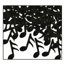 Confetti Beistle Music Notes Black 28 ml, 1 pacote