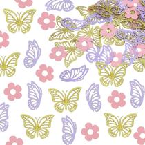 Confetti de festa ONLYKXY Butterfly Flower 13 g de ouro brilhante Confetti de festa ONLYKXY Butterfly Flower 13 g de ouro brilhante