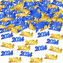 Confetti KatChon Blue and Gold Graduation 2024 - pacote com 500 Confetti KatChon Blue and Gold Graduation 2024 - pacote com 500