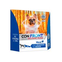 Confront Deltametrina Coleira 48cm Para Cães World 19g Confront Deltametrina Coleira 48cm Para Cães World 19g