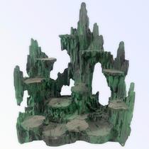 Conga 30AX23LX14C P 12 Orixás em 10 Cm Em Resina Verde