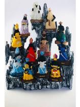 Congá Completo 30 Cm Com 12 Orixas Avulsos 10 Cm Resina