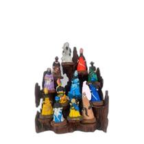 Congá Completo 30 Cm Com 12 Orixás Avulsos De 10 Cm Resina