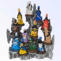 Conga completo 30AX23LX14C com 12 Orixas 10 cm cinsa claro resina Conga completo 30AX23LX14C com 12 Orixas 10 cm cinsa claro resina