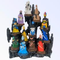 Conga Completo Com 12 Orixás Avulsos em Resina 30 Cm