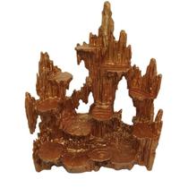 Congá Comporta 12 Orixás De 10 Cm Cobreado Em Resina