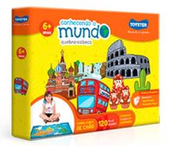 CONHECENDO O MUNDO QUEBRA CABEÇA GRANDÃO 120 PÇS Quebra-cabeça grande de chão CONHECENDO O MUNDO QUEBRA CABEÇA GRANDÃO 120 PÇS Quebra-cabeça grande de chão