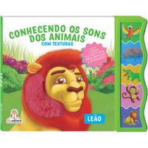 Conhecendo os sons dos animais com texturas: leao