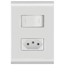 Conj. 1 Interruptor Paralelo + 1 Tomada 10A - Tramontina Liz