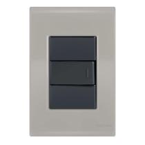 Conj 1 Interruptor Paralelo - Tramontina Liz Fendi / Grafite Conj 1 Interruptor Paralelo - Tramontina Liz Fendi / Grafite