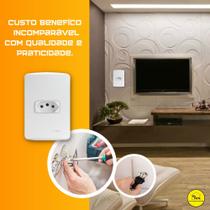 Conj 1 tomada 10a - 250v 4x2 mg b3 Conj 1 tomada 10a - 250v 4x2 mg b3