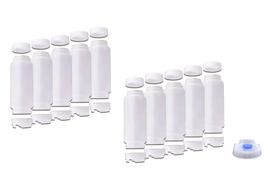 Conj 10 Bisnagas 473 ml (16 Oz) FIFO Bootle Canadá Original Bico NSF Com Válvula Removível AZUL ESCURO Para Molhos e Caldas de Consistência GROSSA Conj 10 Bisnagas 473 ml (16 Oz) FIFO Bootle Canadá Original Bico NSF Com Válvula Removível AZUL ESCURO Para Molhos e Caldas de Consistência GROSSA