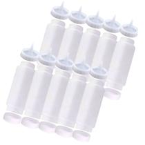 Conj 10 Bisnagas FIFO Bootle Canadá Original 473 ml (16 Oz) )Tipo Para Molhos e Caldas Com Bico de PRECISÃO