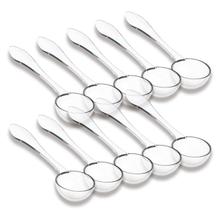 Conj 10 Colheres Eco Para BUFFET, SORVETERIA, AÇAI Transparente 15,5 cm SB Conj 10 Colheres Eco Para BUFFET, SORVETERIA, AÇAI Transparente 15,5 cm SB