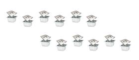 CONJ 10 CUBAS Gastronômicas Em INOX GN 1/6x100 mm 1,5 Litros + 10 TAMPAS INOX Com ABERTURA Para Colher ZAHAV CONJ 10 CUBAS Gastronômicas Em INOX GN 1/6x100 mm 1,5 Litros + 10 TAMPAS INOX Com ABERTURA Para Colher ZAHAV