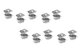 CONJ 10 CUBAS Gastronômicas Em INOX GN 1/6x65 mm 900 ml + 10 TAMPAS 1/6 Em INOX Sem ABERTURA SB CONJ 10 CUBAS Gastronômicas Em INOX GN 1/6x65 mm 900 ml + 10 TAMPAS 1/6 Em INOX Sem ABERTURA SB