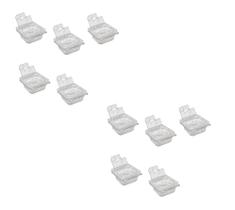 CONJ 10 CUBAS Gastronômicas Em POLICARBONATO 1/6X65 mm 900ml + 10 TAMPAS POLI FLIP DOBRADIÇA e ABERTURA Para COLHER SB CONJ 10 CUBAS Gastronômicas Em POLICARBONATO 1/6X65 mm 900ml + 10 TAMPAS POLI FLIP DOBRADIÇA e ABERTURA Para COLHER SB