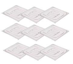 CONJ 10 TAMPAS 1/6 Em POLICARBONATO Com Ranhura PARA Cubas Gastro Em POLI 1/6 CAMBRO