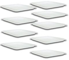CONJ 10 TAMPAS 1/6 Em Polipropileno Vedante Translúcida Para Uso Em Cubas Gastronômica GN 1/6 CAMBRO CONJ 10 TAMPAS 1/6 Em Polipropileno Vedante Translúcida Para Uso Em Cubas Gastronômica GN 1/6 CAMBRO