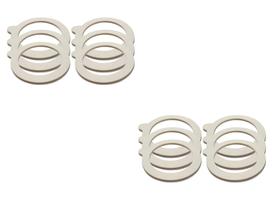 Conj 12 Borracha Anel Vedação 80 mm Para Potes Fido Bormioli Rocco De 125 ml e 200 ml Conj 12 Borracha Anel Vedação 80 mm Para Potes Fido Bormioli Rocco De 125 ml e 200 ml