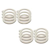 Conj 12 Borrachas Anel Vedação 90 mm Para Potes Fido Bormioli Rocco De 350 ml Até 5 Litros
