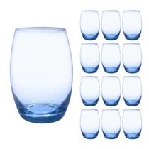 Conj. 12 Copos Grandes California 450ml Azul Vinho