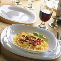 Conj 12 Prato Fundo Branco 21CM para Massas Caldos Sopa Duralex