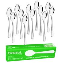 Conj 12UN Colher Inox Mesa Linha Continental Original Line