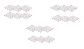 CONJ 18 TAMPAS 1/6 Em POLICARBONATO Sem ABERTURA Para Cubas Gastronômica GN 1/6 Em Poli CAMBRO