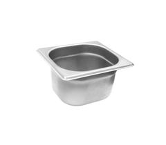 Conj 2 Cuba Gastronômica Inox GN 1/6x100 mm 1,52 L sem alça