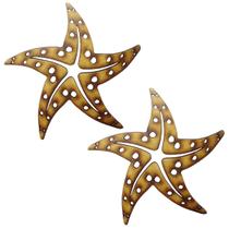 Conj 2 descanso de panelas estrela do mar mdf 22cm Conj 2 descanso de panelas estrela do mar mdf 22cm