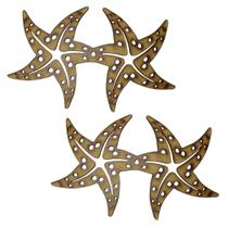 Conj 2 descanso de panelas travessa estrela do mar 1 mdf 22cm Conj 2 descanso de panelas travessa estrela do mar 1 mdf 22cm