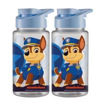 Conj 2 Garrafinhas De Agua Decorada 500ml Patrulha Canina Conj 2 Garrafinhas De Agua Decorada 500ml Patrulha Canina