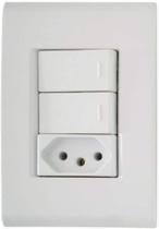 Conj. 2 Int. Simples + Tomada 2P+T 20A-250V Liz - Tramontina
