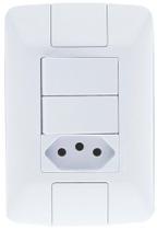 Conj 2 Interruptor Paralelo 6a Tomada Tramontina 57241074