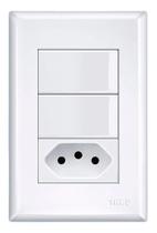 Conj. 2 Interruptores Simples e 1 Tomada Padrão 20A Evidence