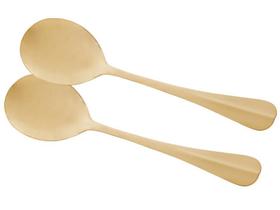 Conj 2 Pegador De Salada Positano Dourada 27Cm